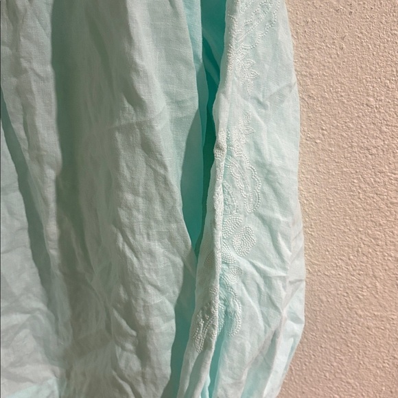 Tommy Bahama Embroidered Linen Top - Picture 2 of 3